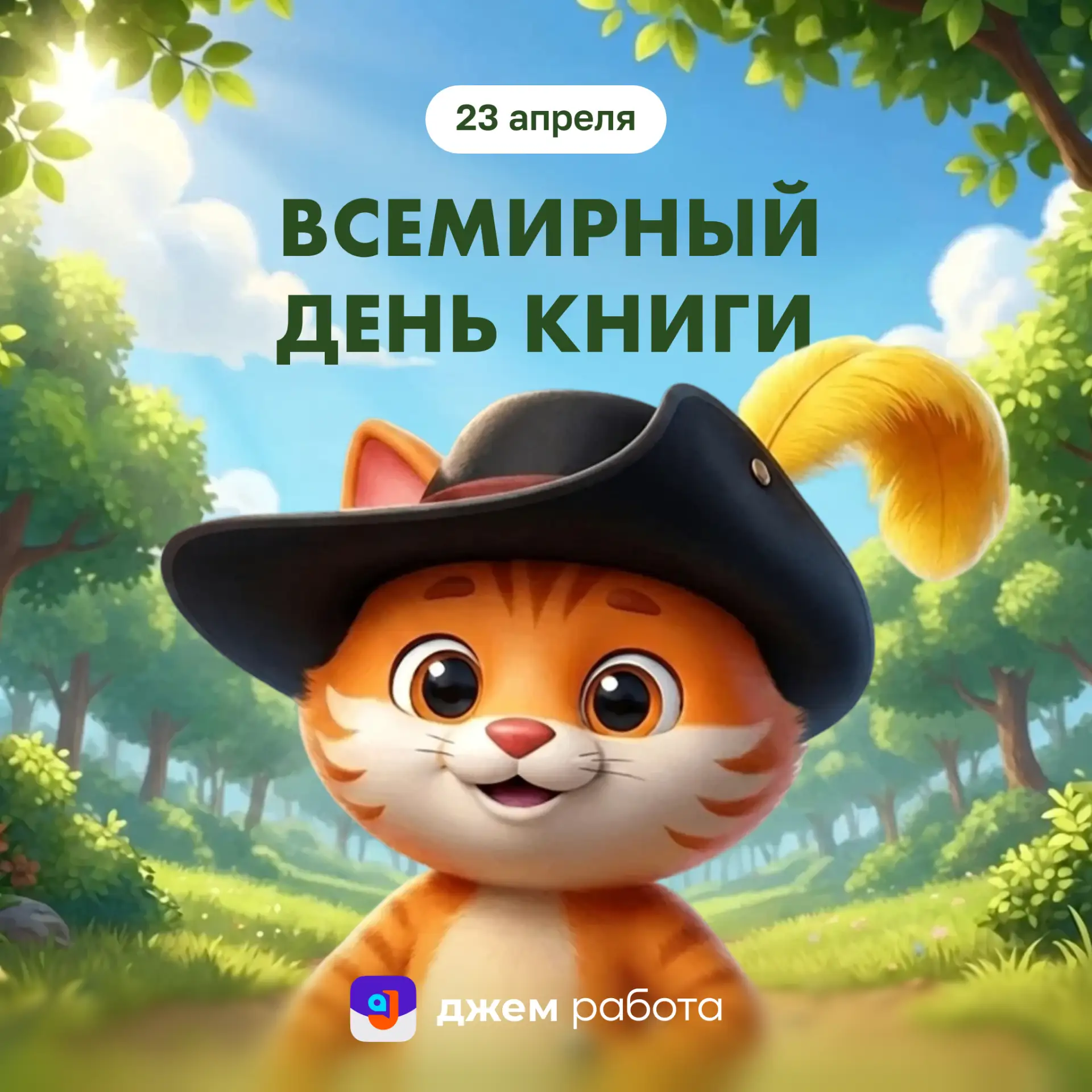 📚 «Дом без книг, как комната без окон» — 23 апреля — Всемирный день книги и авторского...