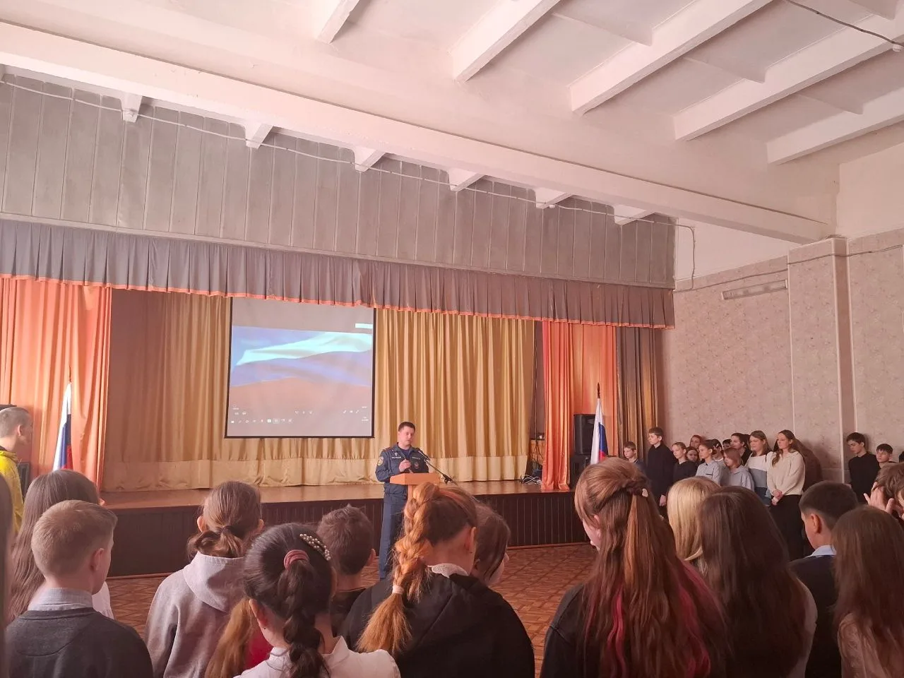 В рамках проведения открытого урока по  подготовке населения в области гражданской обороны и культур