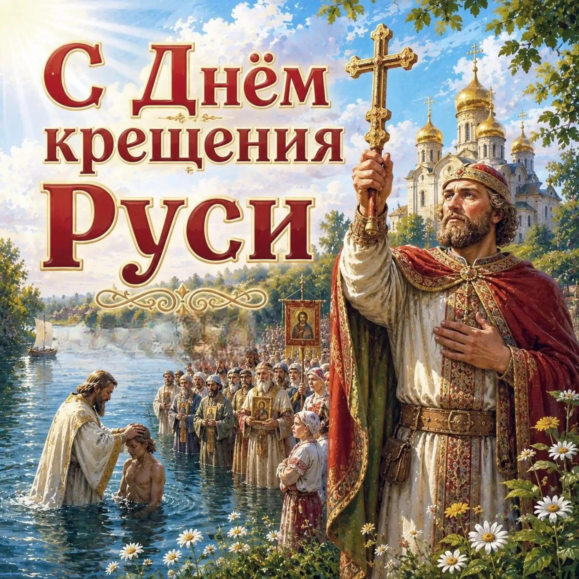 ⛪️📜 28 июля — День Крещения Руси 📜⛪️

28 июля в России отмечается День Крещения Руси — памятная да