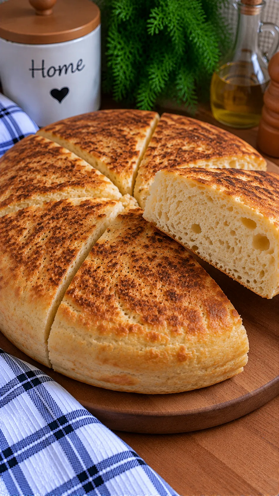 🍞 Домашний хлеб на сковороде - мягкий и пористый даже без духовки
