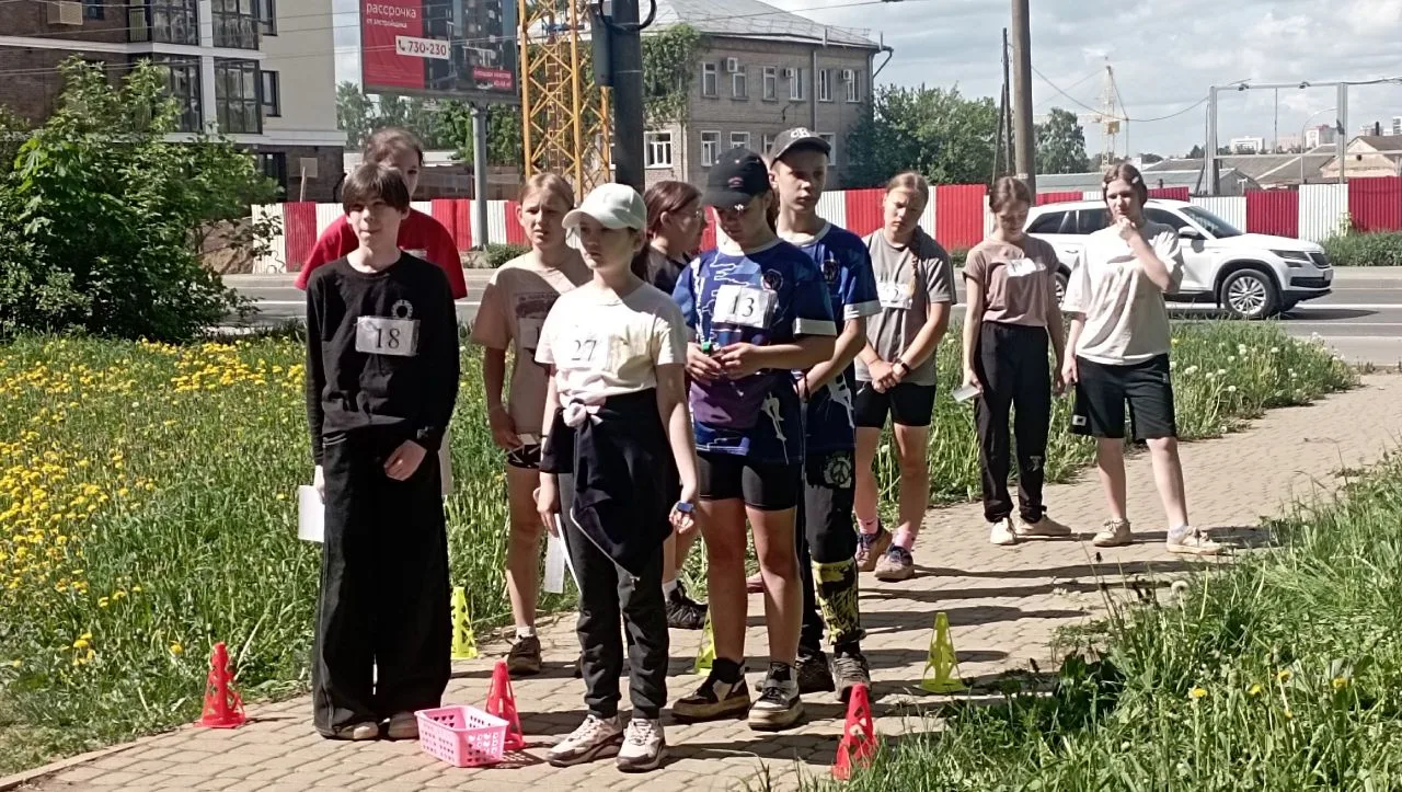 Сегодня ребята кружка "Юный турист" (рук.Мышкина М. Н.) поучаствовали в городских соревнованиях по с