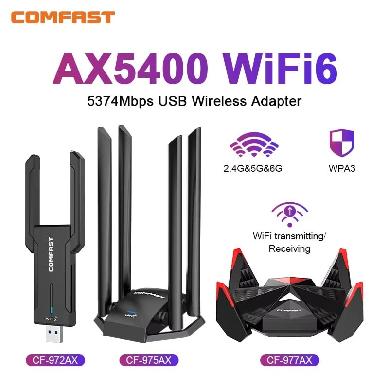 📣 COMFAST WiFi 6 USB Адаптер