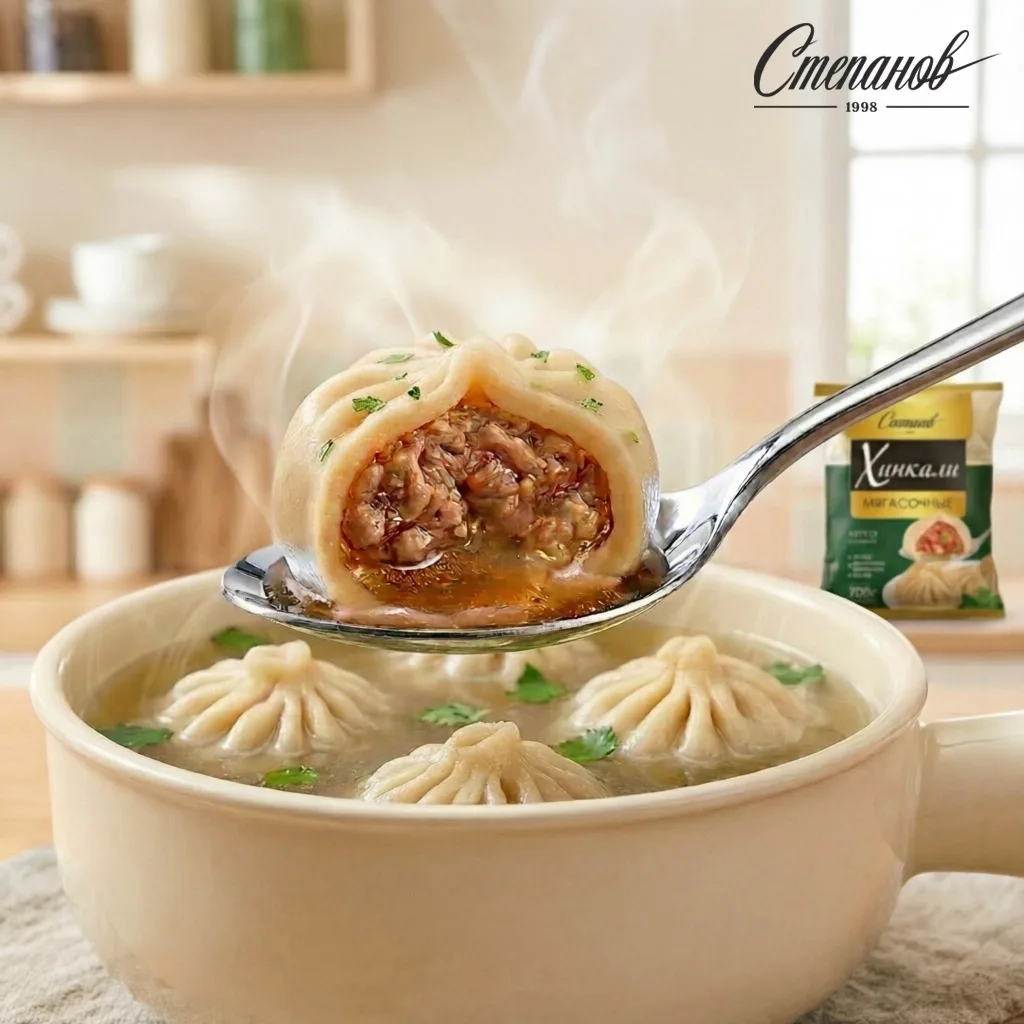 Хинкали — это всегда праздник вкуса, а наши хинкали — просто мегасочные! 🔥