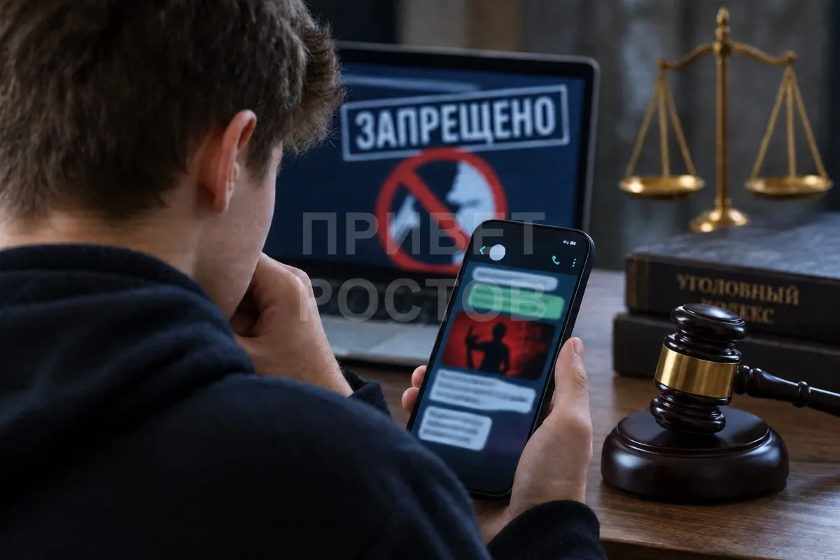 ⚖️ 17-летнего жителя Красного Сулина будут судить за комментарий в мессенджере