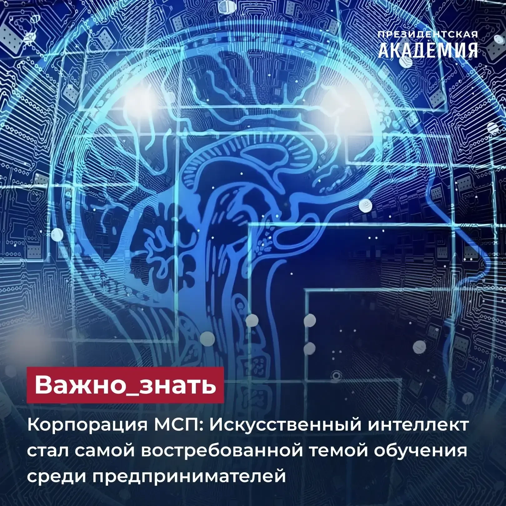Корпорация МСП: Искусственный интеллект стал самой востребованной темой обучения среди ...