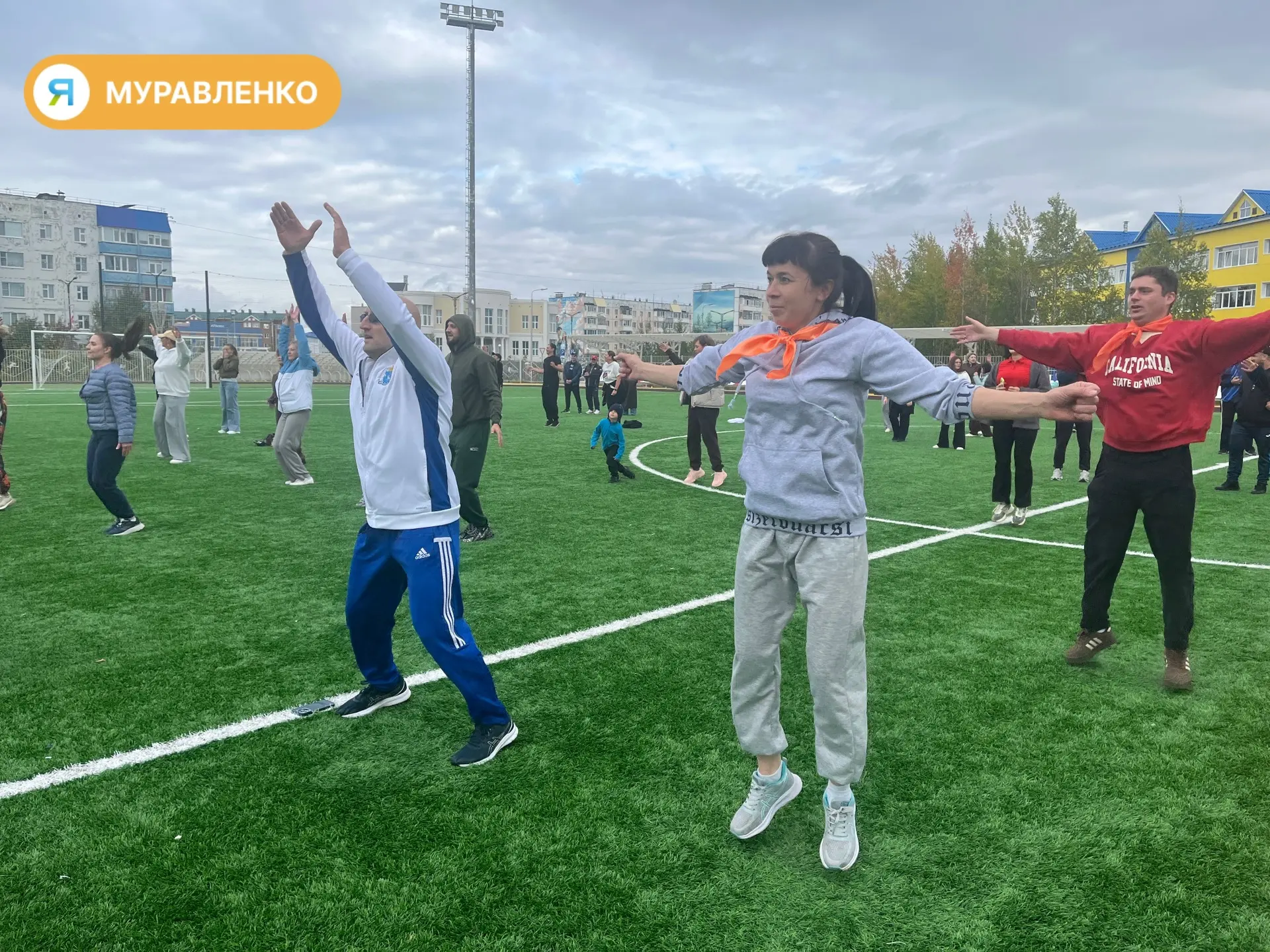 Субботнее утро в Муравленко началось с #НиДняБезДвижения