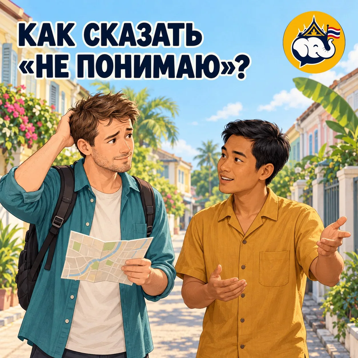 🇹🇭 Как сказать «не понимаю» по-тайски?