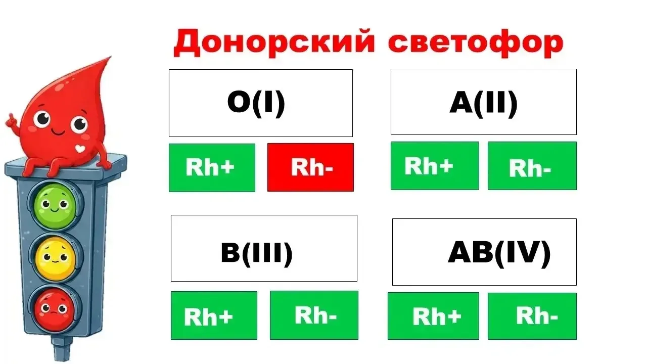 Уважаемые доноры, обращаем ваше внимание на актуальный донорский светофор! 🚦🩸 

Если вы не восполь