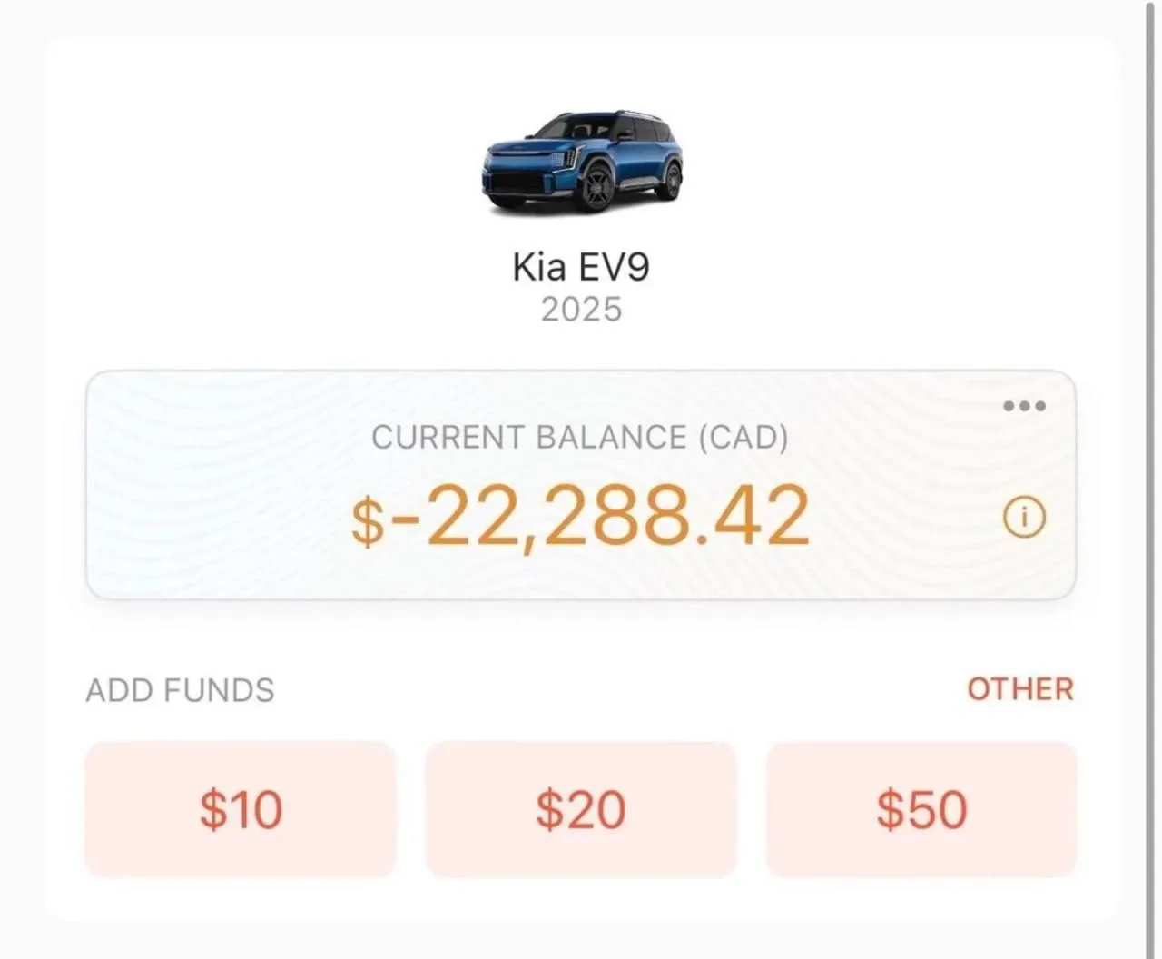 Владелец Kia EV9 зарядил машину на пару долларов, а спустя 15 месяцев получил счёт на б...