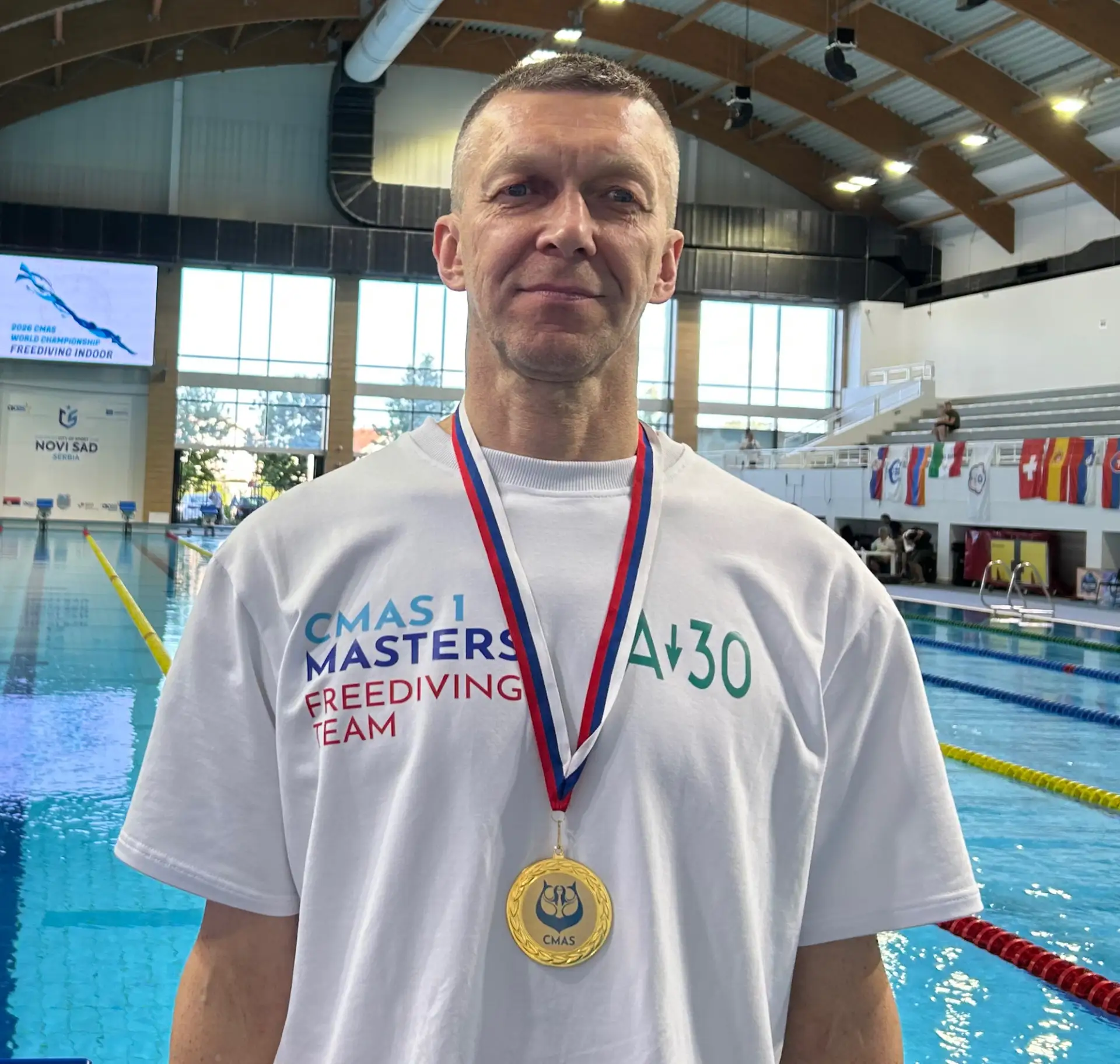 Екатеринбуржец стал чемпионом мира в свободном нырянии и побил мировой рекорд среди спортсменов стар