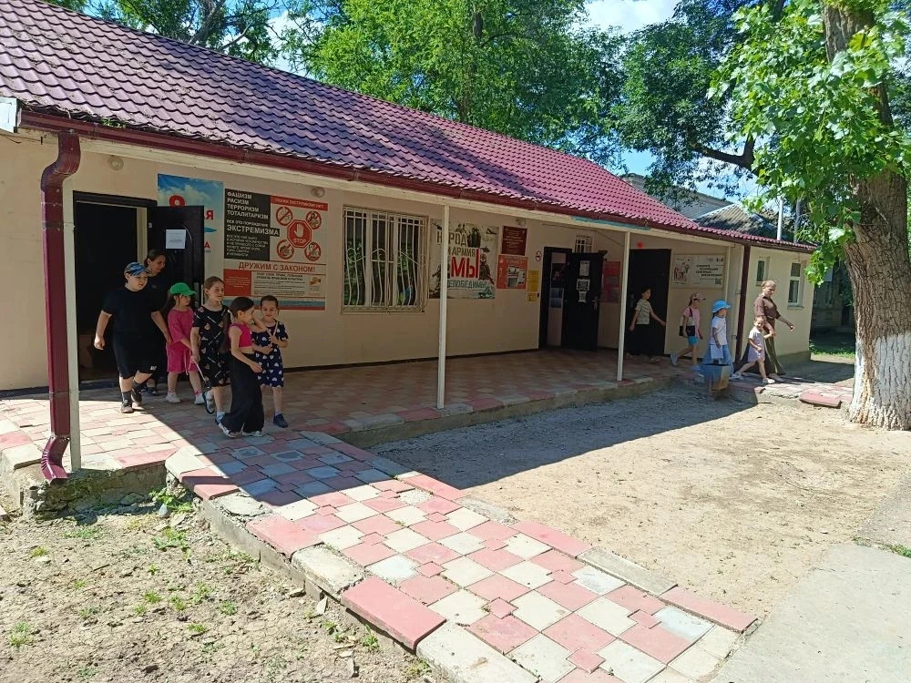15.06.2026г. в доме культуры с.Кара-Тюбе прошла учебная тренировка по действиям персонала и участник