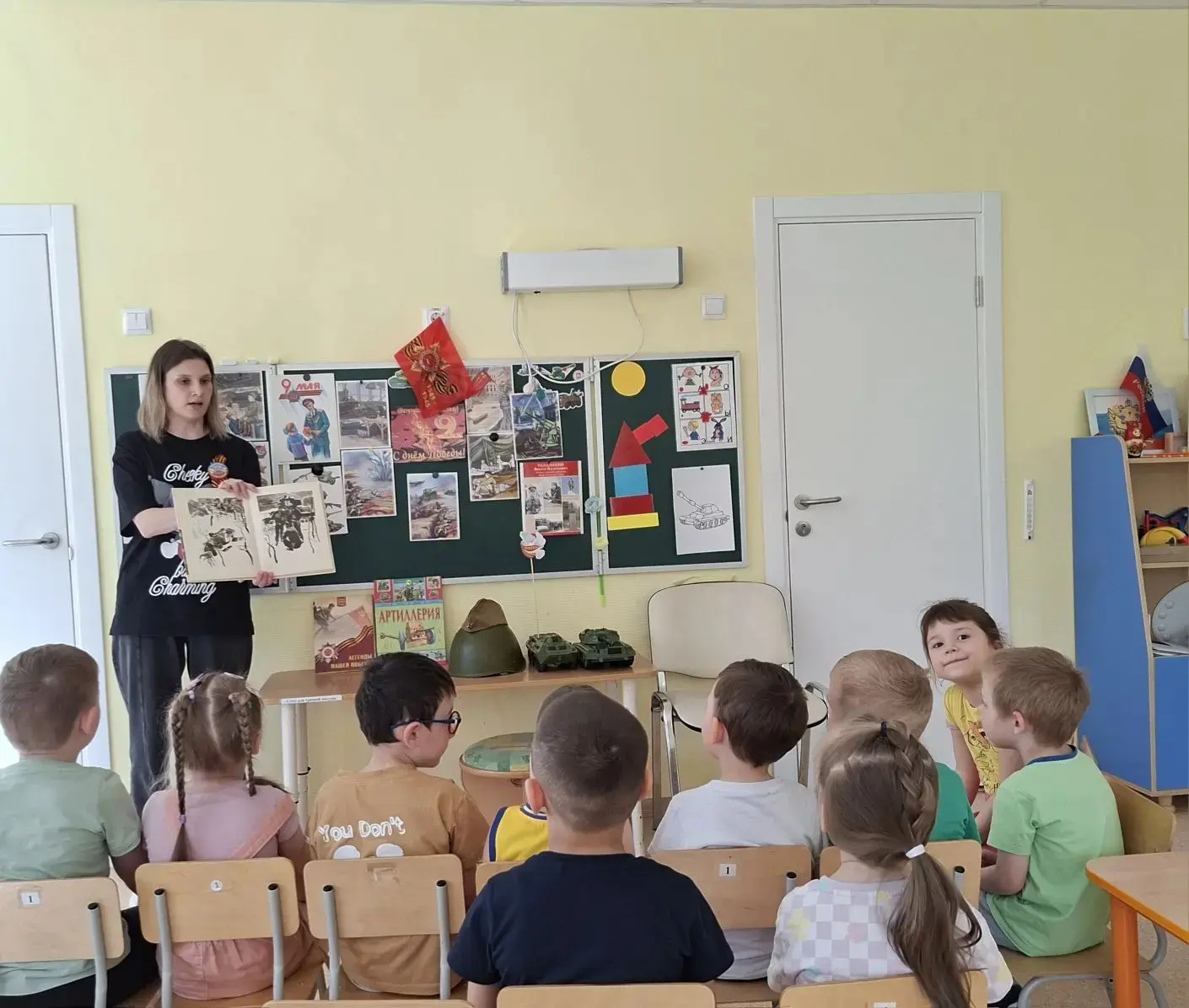 В преддверии приближающейся 81-й годовщины Великой Победы, наши среднии группы 8 и 11 дошкольного от