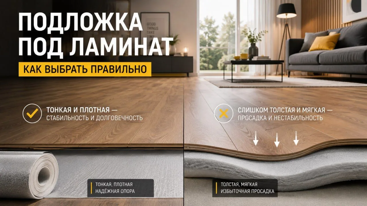 Подложка под напольные покрытия — тот самый слой, который не видно после ремонта, но от...