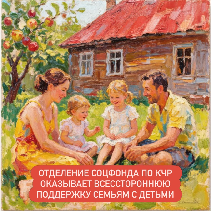 👨‍👩‍👧‍👦 Отделение Соцфонда по Карачаево-Черкесии оказывает поддержку семьям в перио...