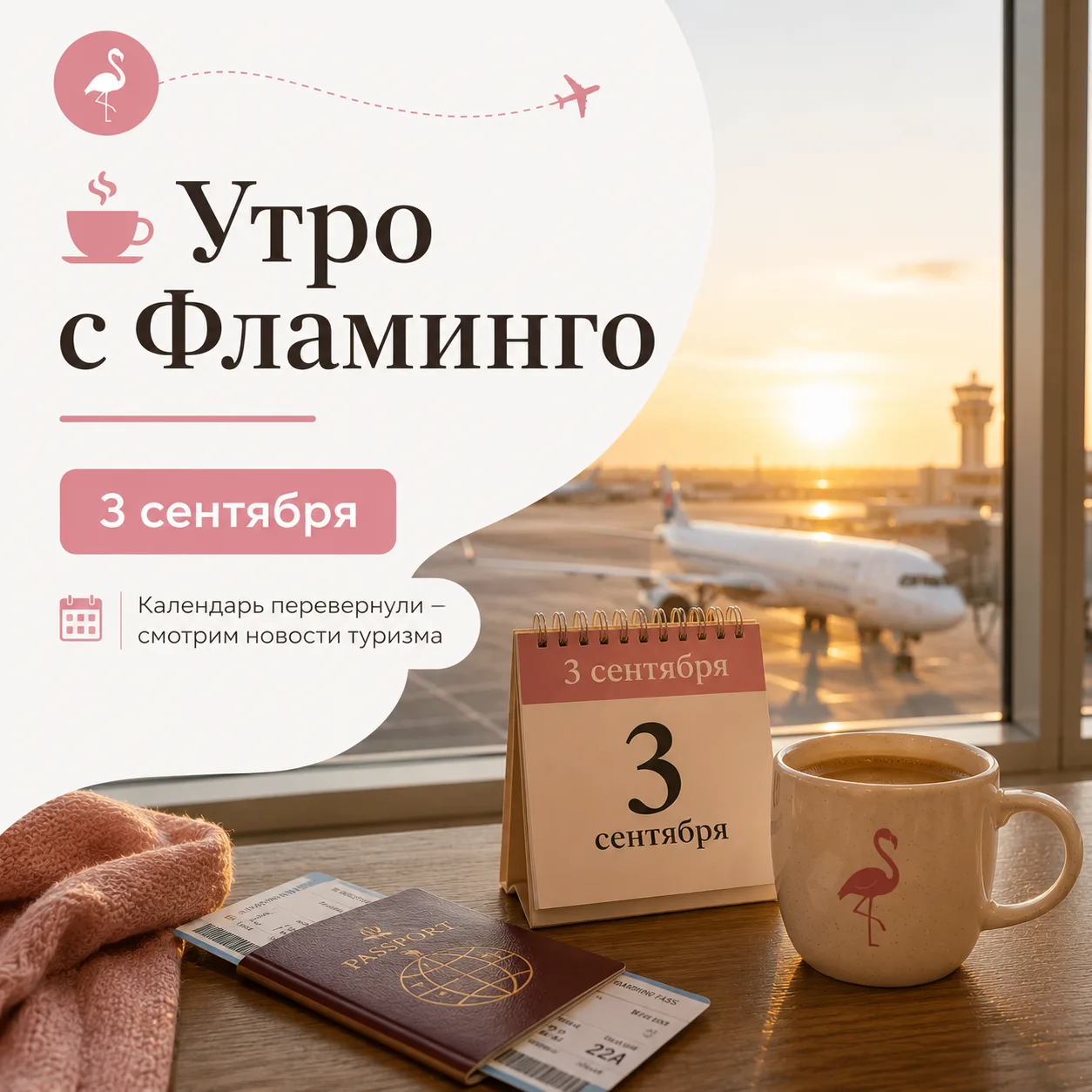 ☕ УТРО С ФЛАМИНГО | 3 сентября