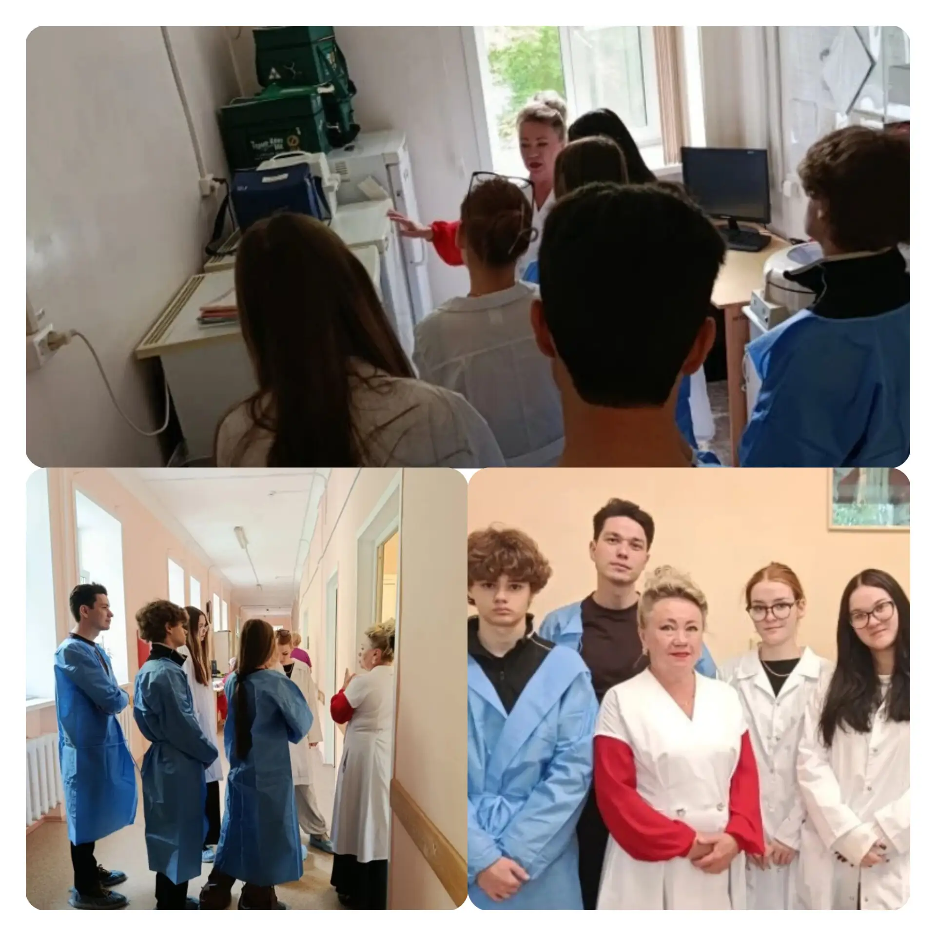 🧬Учащиеся медицинской профильной группы в рамках предпрофессиональной практики побывал...