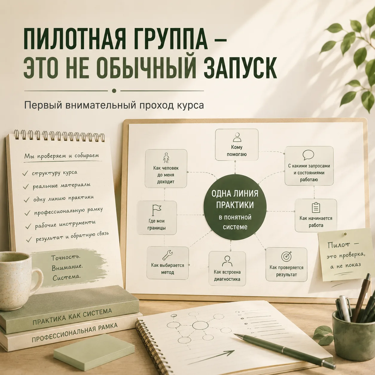 Пилотная группа для меня — это не «успейте попасть».
И не способ создать ажиотаж вокруг курса, котор