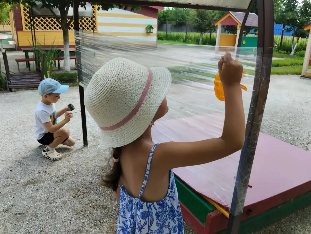 Летняя магия на стретч-пленке! ☀️🦋