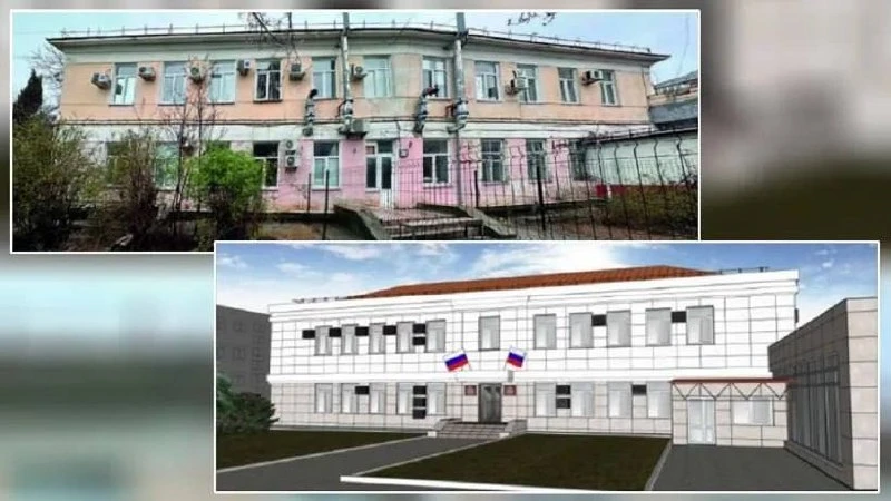 На перекрестке улиц Коммунистической и Льва Толстого в Севастополе капитально отремонти...