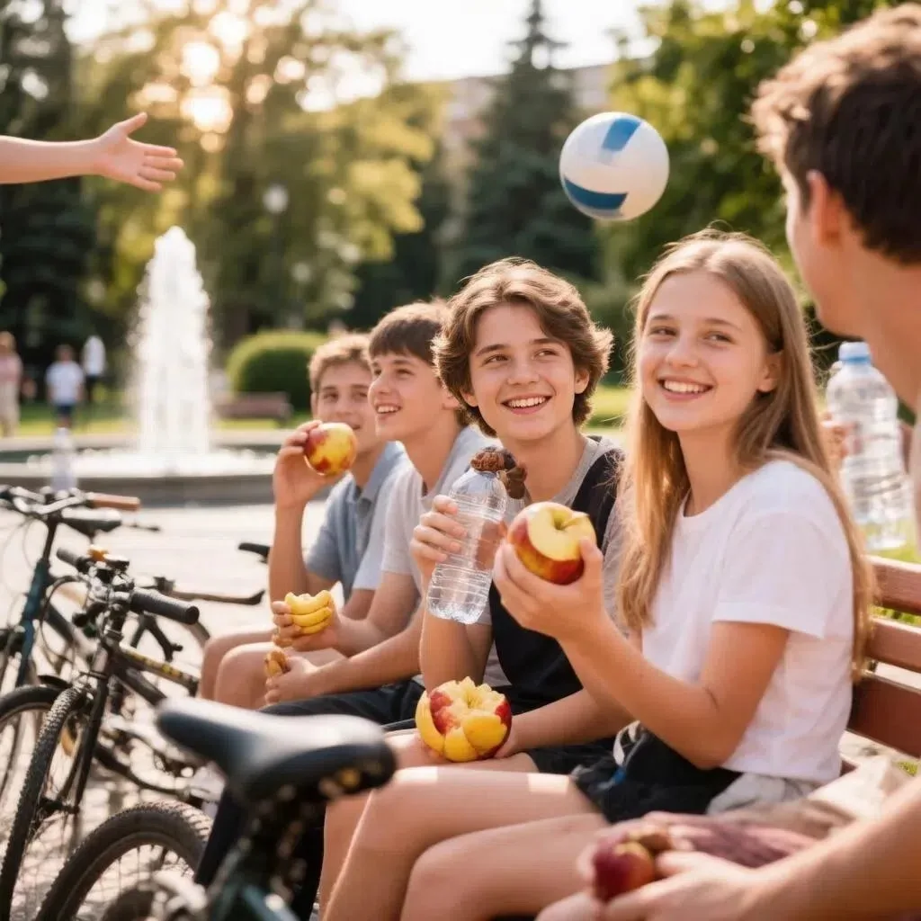 #ПРОФИЛАКТИКА_55

🥗 Здоровое питание на каникулах является важной темой для всех. Лето представляет