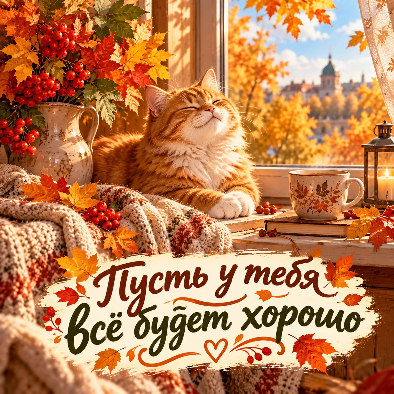 🍂 Пусть у тебя всё будет хорошо.