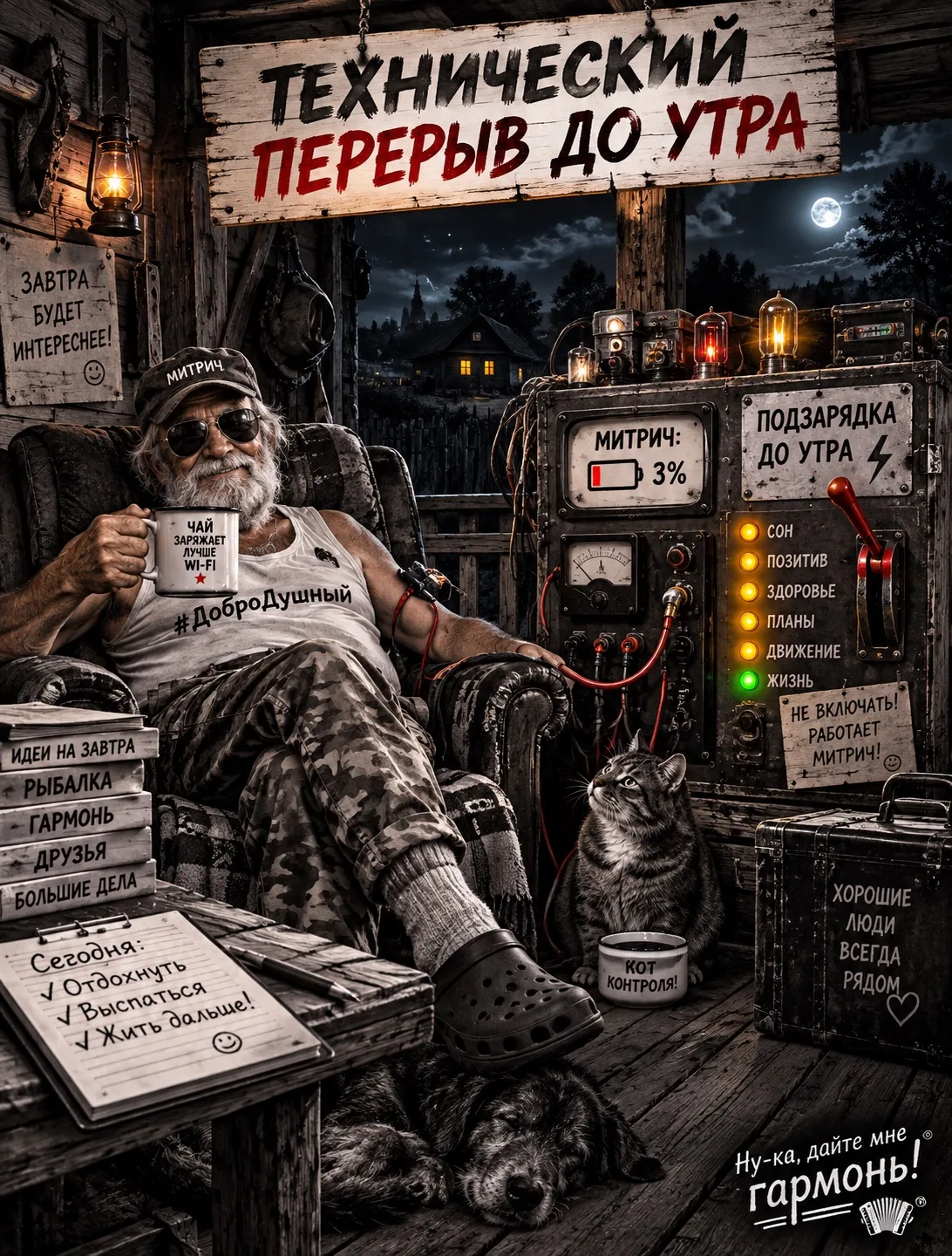 🌙 ДОБРОЙ НОЧИ, МОЛОДЁЖЬ!
