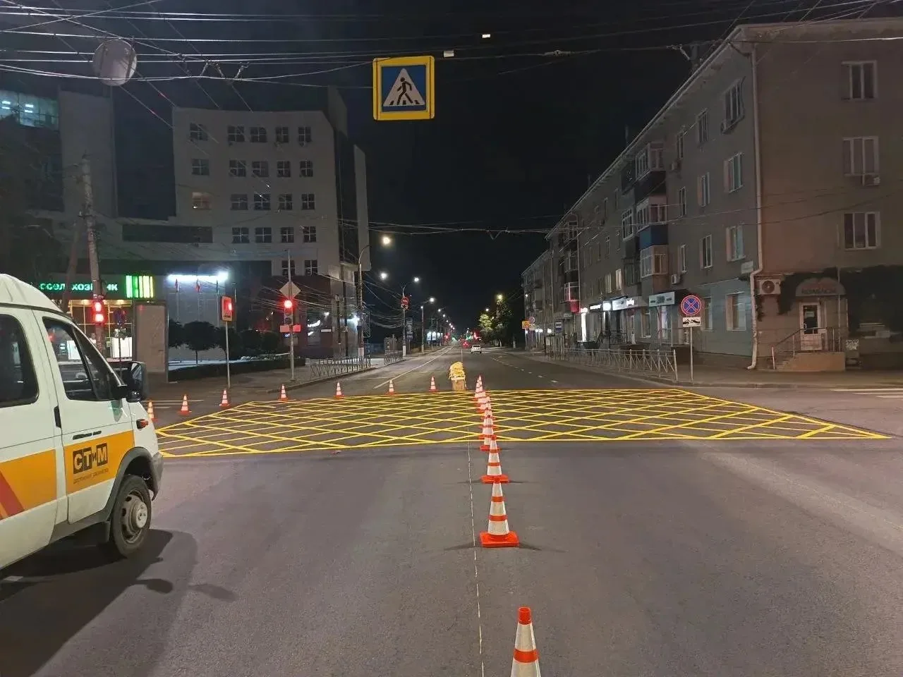 В Курске усилят контроль за перекрестками, на которых нанесли «вафельницу»