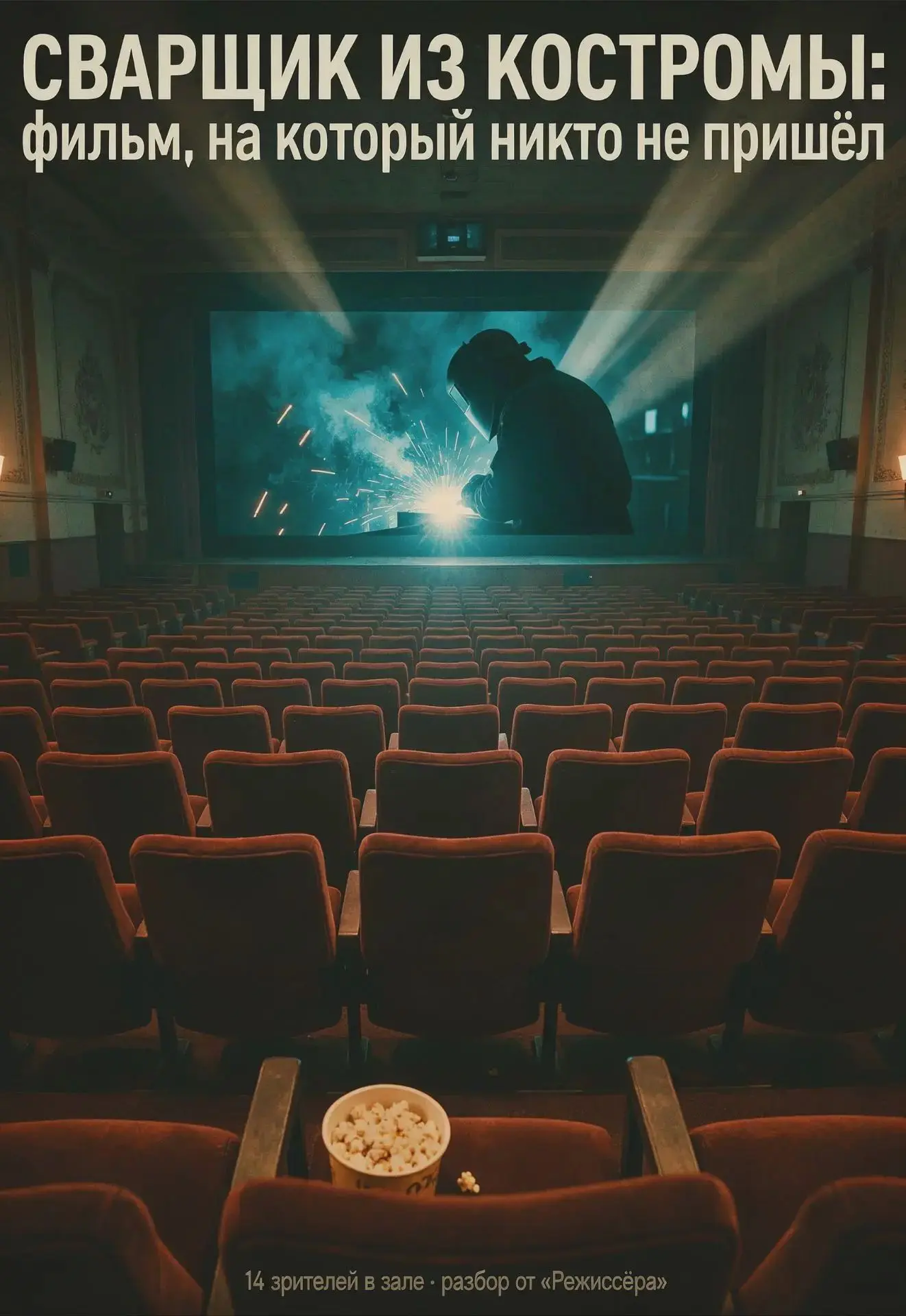 🎬 Тихий артхаус в гараже: почему «Сварщик из Костромы» снимает кино для пустого зала