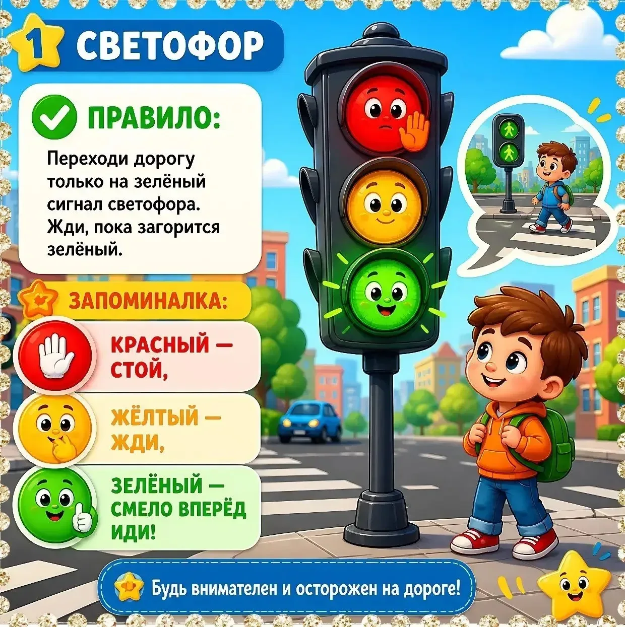 🌟 Безопасность детей — в наших руках! 🌟