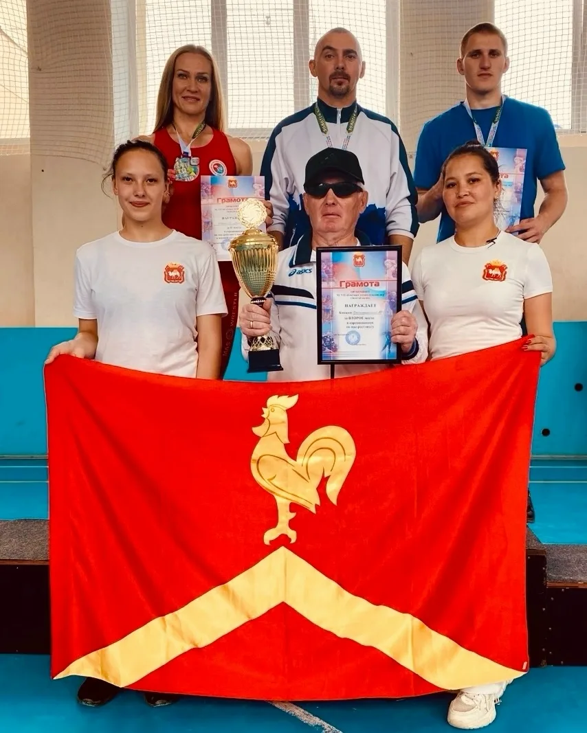 Сборная по мас-рестлингу - серебряные призеры "Золотого колоса"