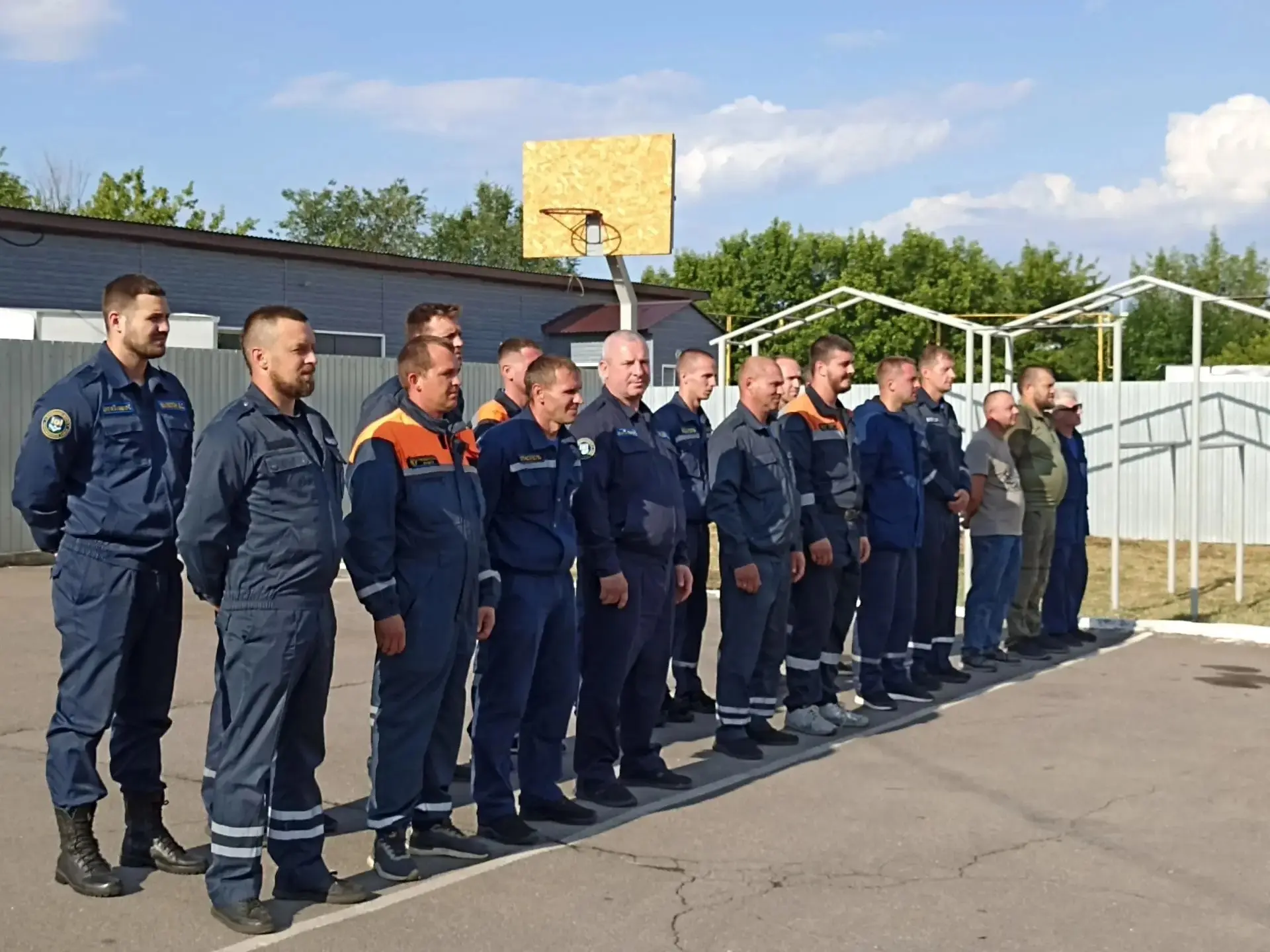 🚒Аварийно-спасательный отряд центра по ГО и защите от ЧС г. Россоши принял участие в учебно-методич