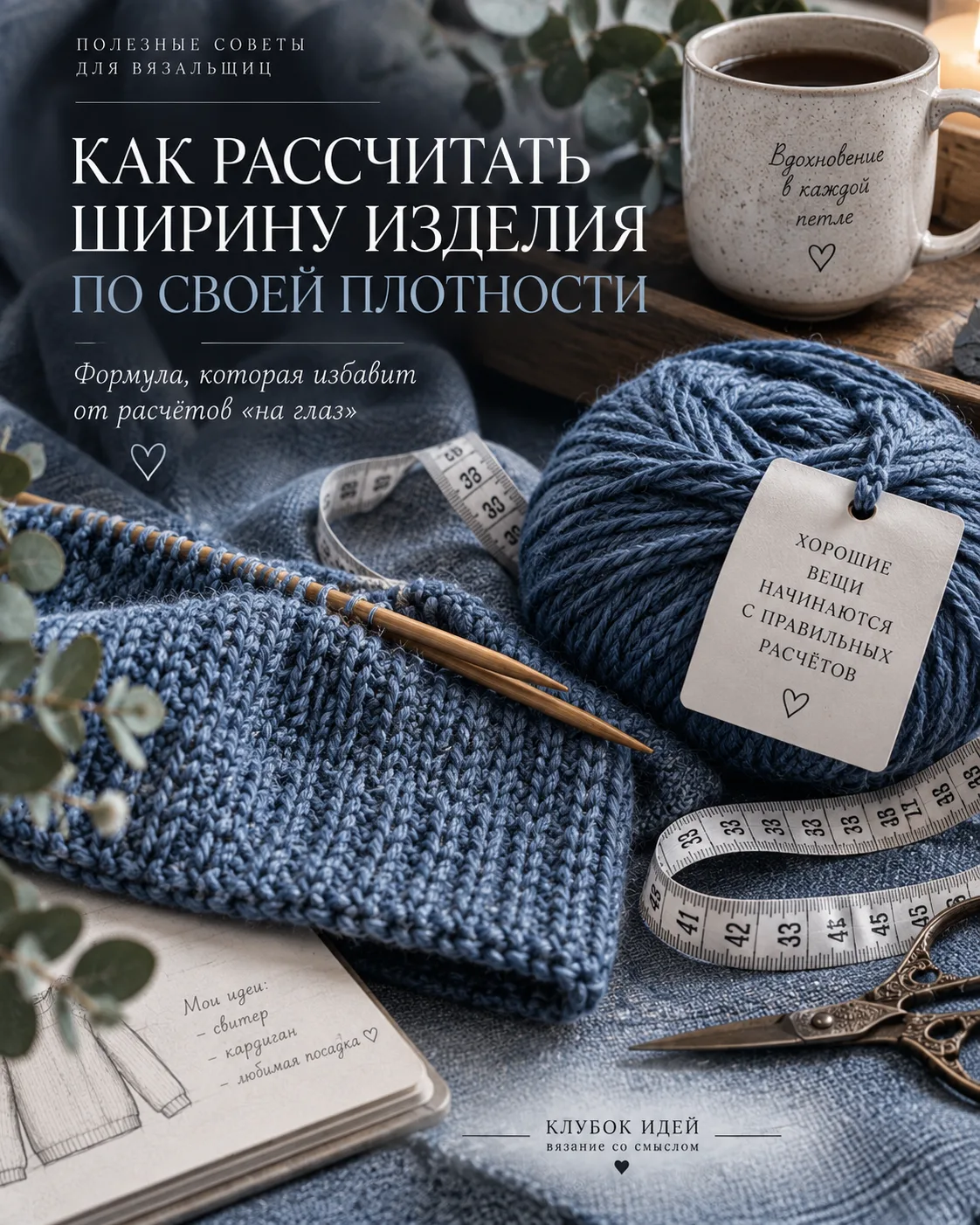 Как рассчитать ширину изделия по своей плотности