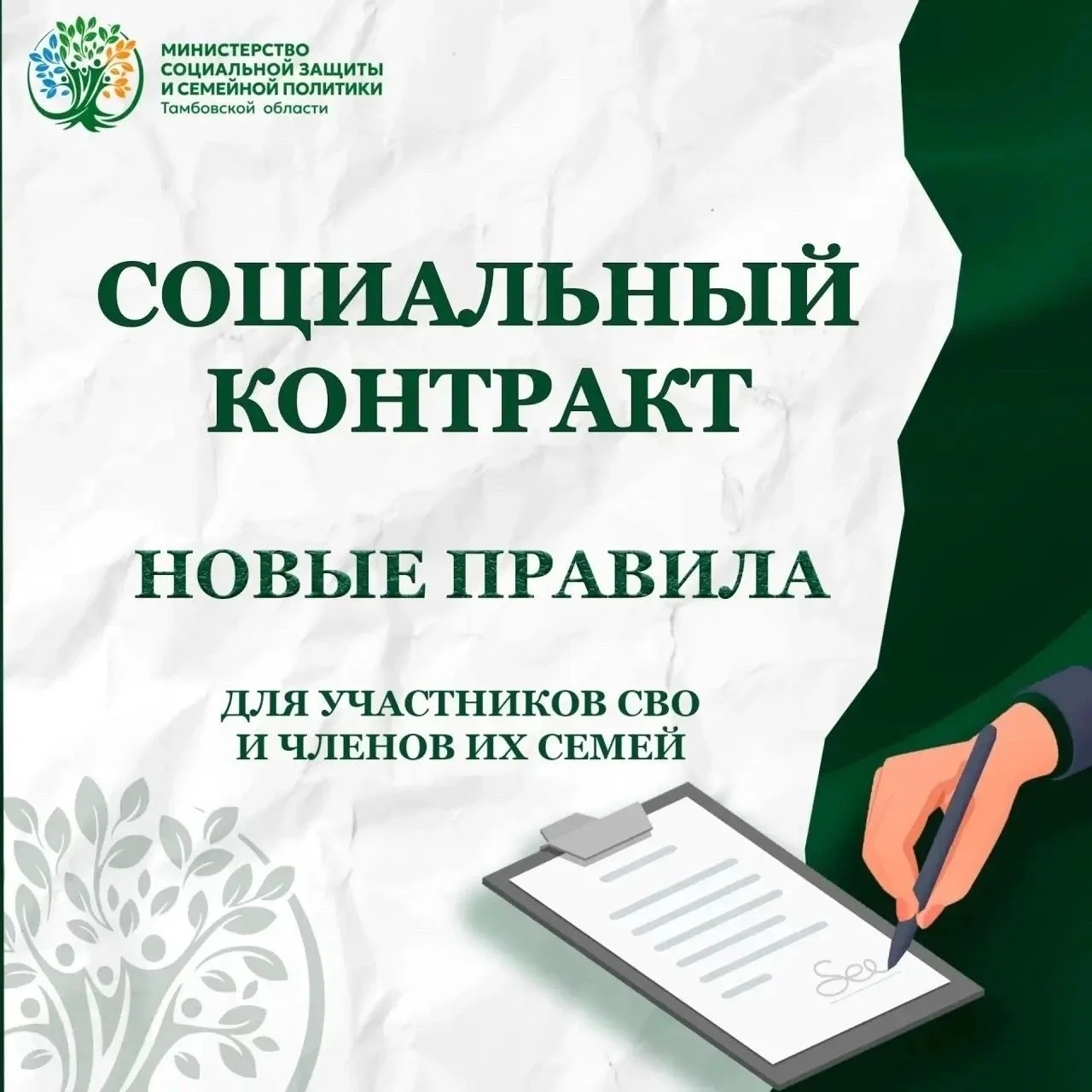 С 1 января текущего года участники СВО включены в перечень получателей государственной социальной по