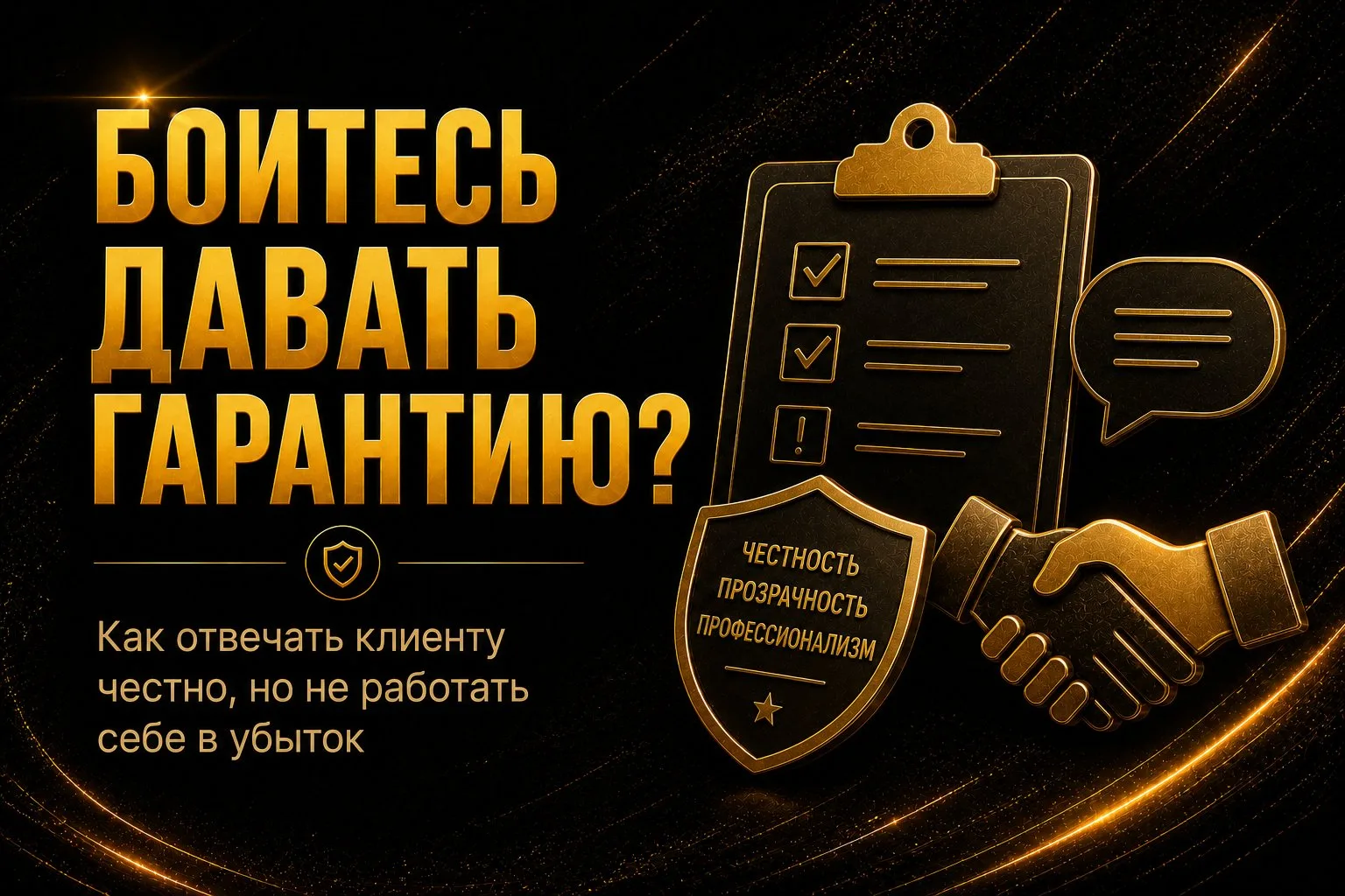 «А гарантию даёте?» 🛡️