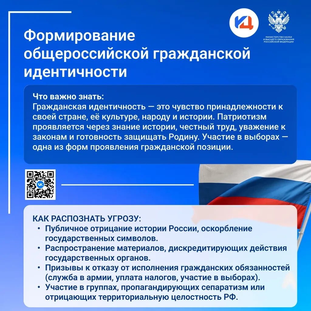 ❗Формирование общероссийской гражданской идентичности