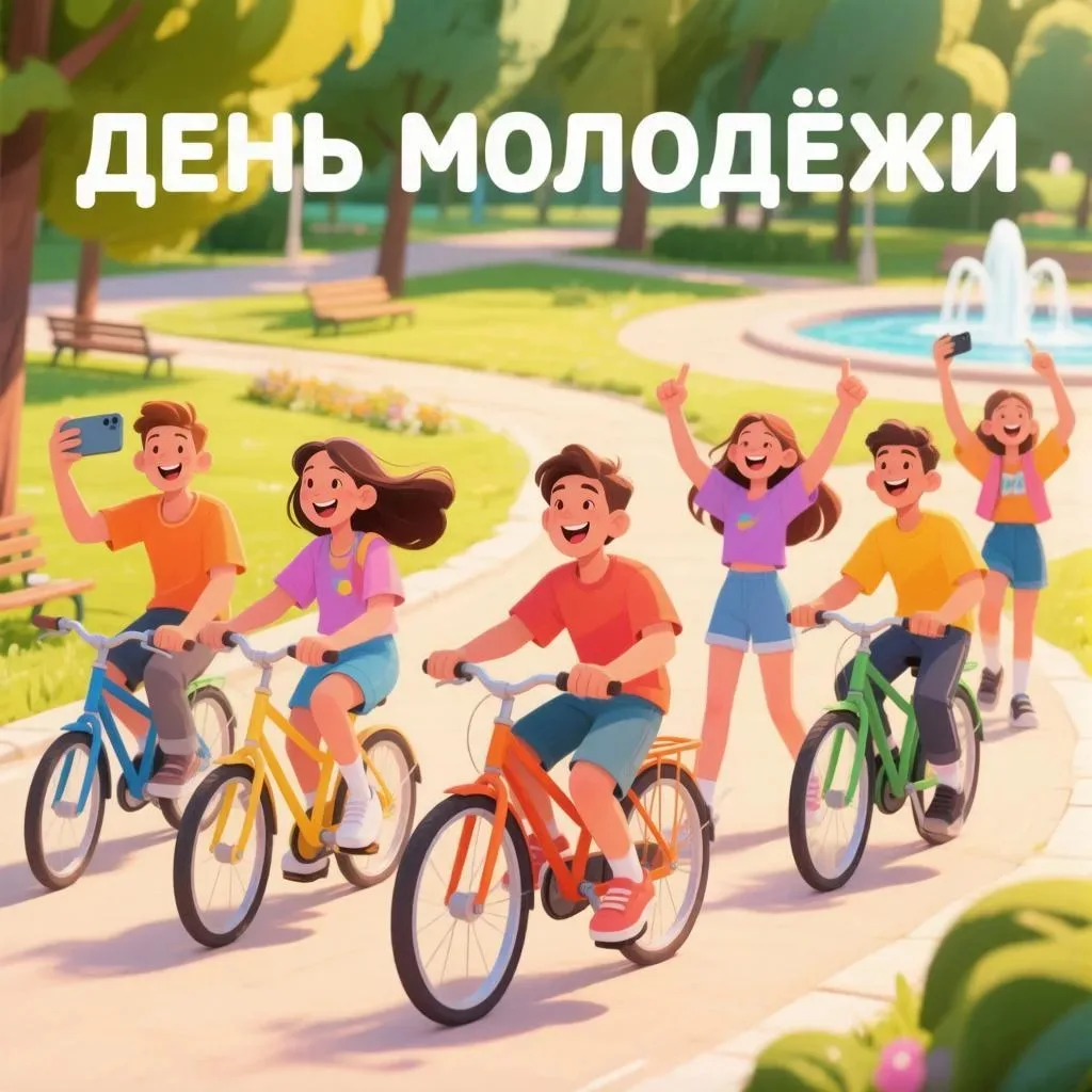 В нашем пришкольном лагере прошёл тематический день, посвящённый Дню Молодёжи! Программа получилась 