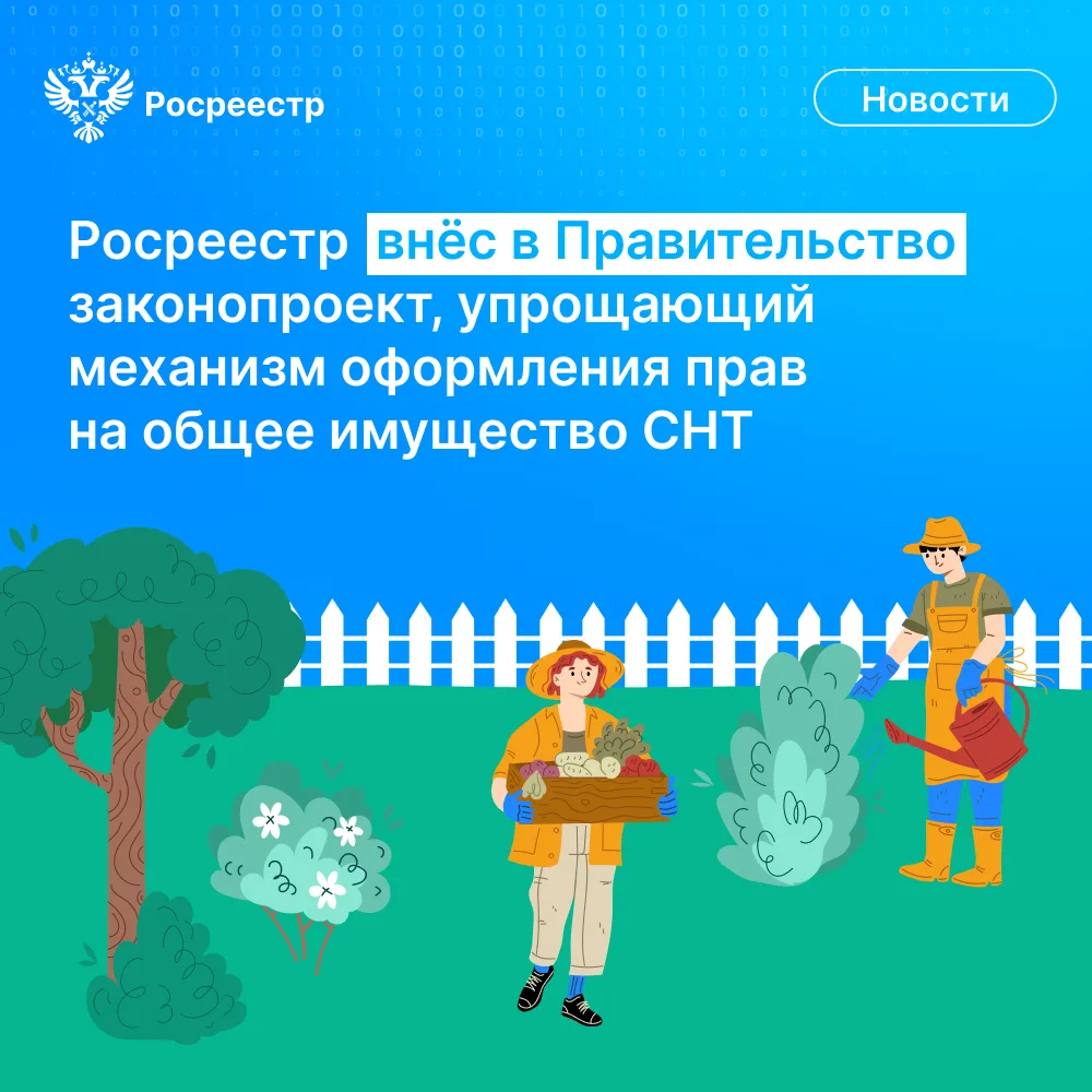 ❗ Друзья, важная информация для дачников и садоводов. Росреестр внёс в Правительство РФ законопроект