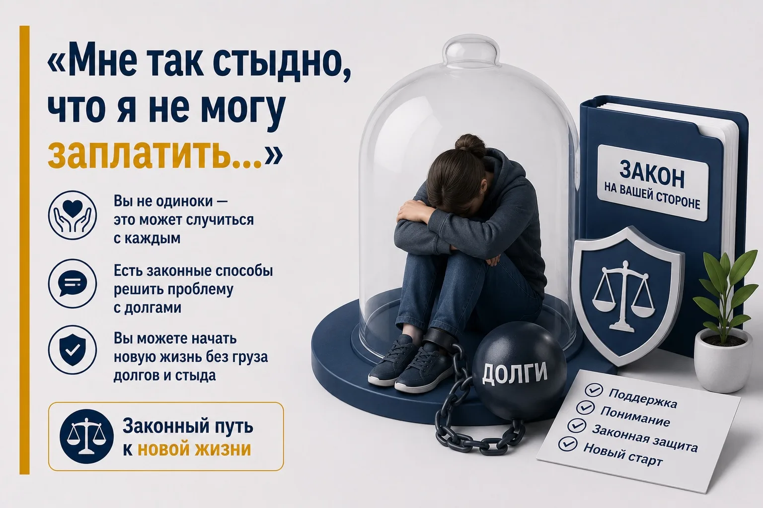 «Мне так стыдно, что я не могу заплатить...»

Я знаю это чувство. Знаю, как в голове, на фоне паники