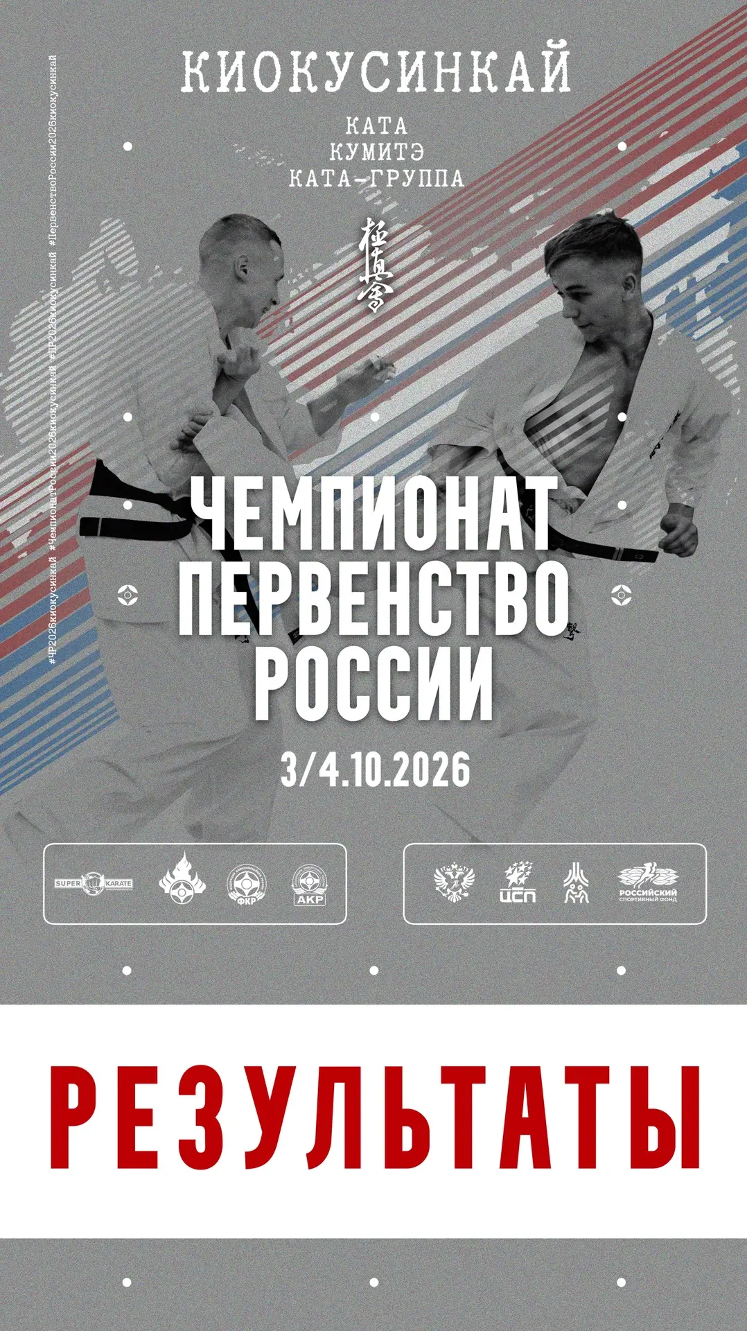 Результаты Чемпионата и Первенства России 2026