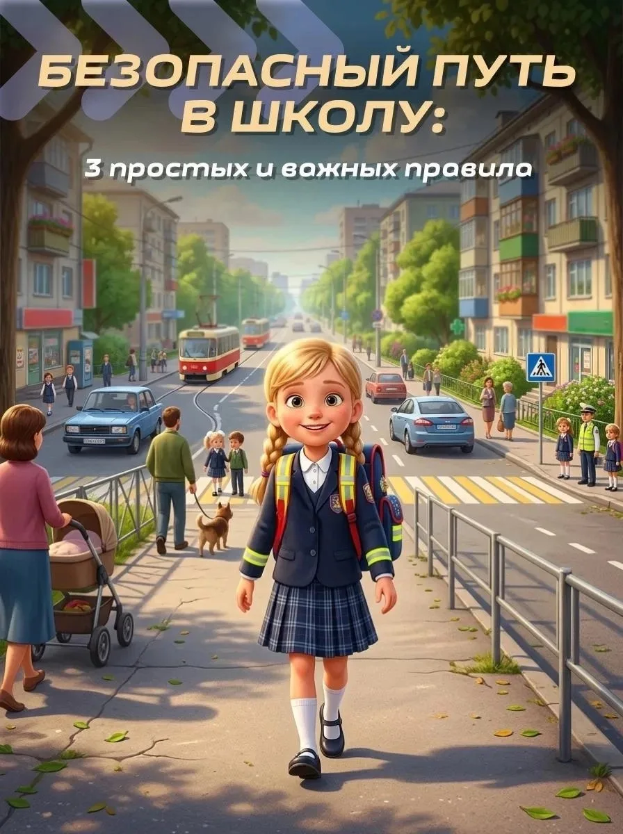 🚦В школу только безопасной дорогой!