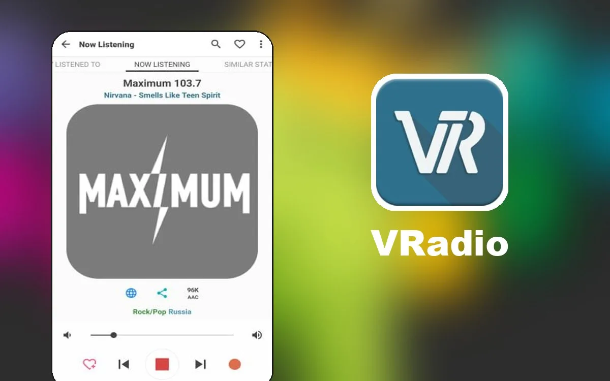 VRadio — это компактное, интуитивно понятное и практичное интернет-радио для мобильных ...