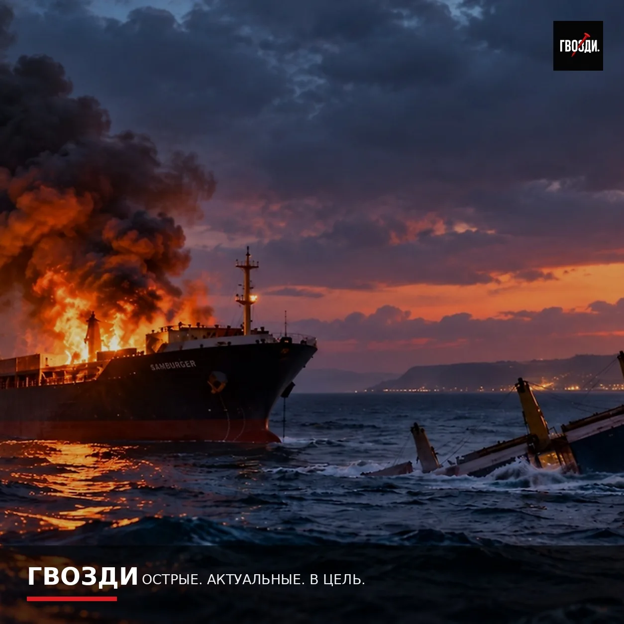 Дроны атаковали торговые суда у Болгарии: один сухогруз затонул, экипаж второго эвакуир...