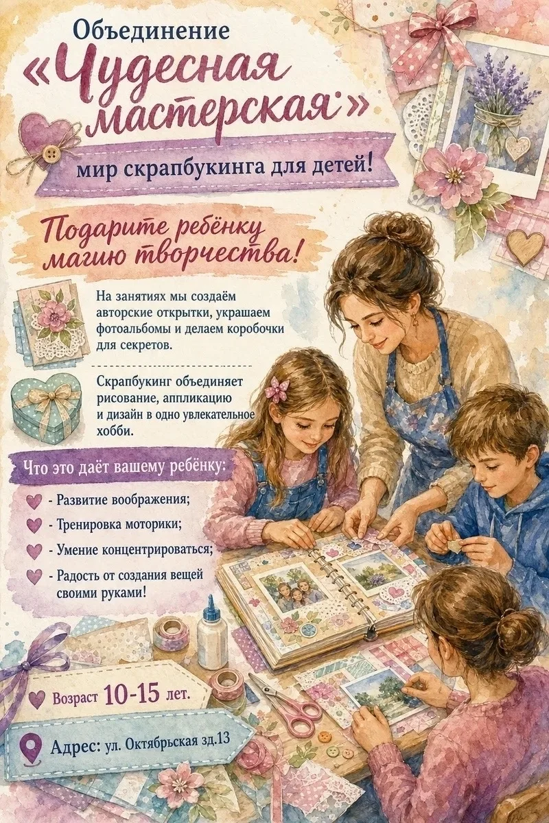 🎉 Открываем двери в «Чудесную мастерскую»! 🎉