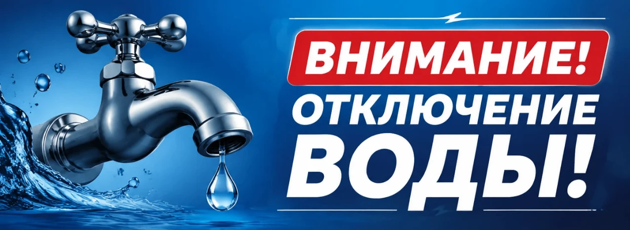 Внеплановое отключение воды!