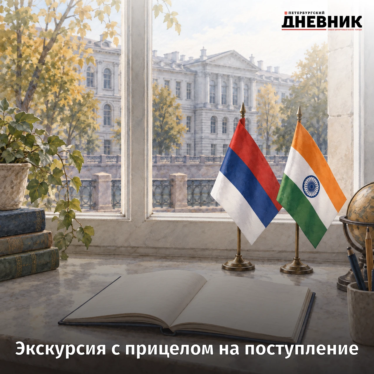 🌍 Школьники из Республики Сербской и Индии знакомятся с вузами Петербурга