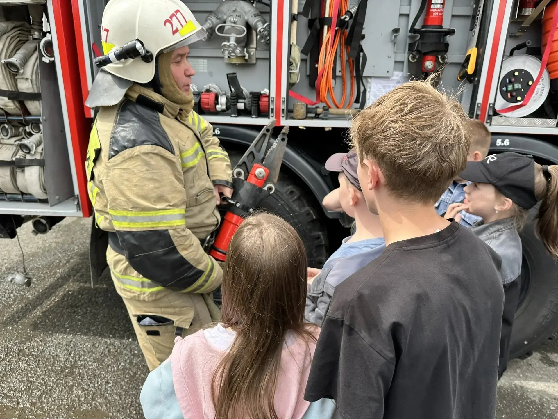 👨‍🚒 Сегодня сотрудники 277 пожарно - спасательной части 32 пожарно - спасательного от...