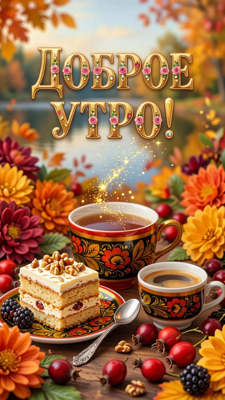 🌞🎉 Чудесного утра! Везения и хорошего настроения!