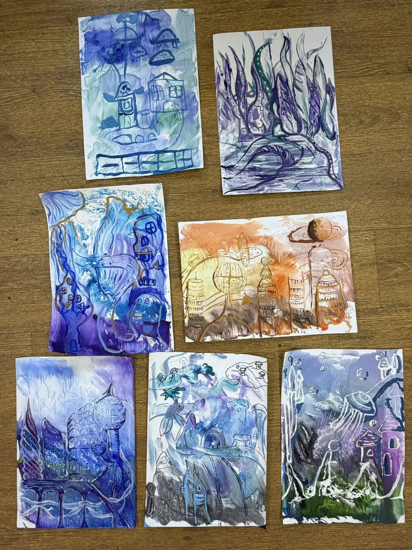 🎨 Волшебство монотипии в ДХШ №3! ✨

Преподаватель Алена Витальевна Максимова поделилась с нами ярки