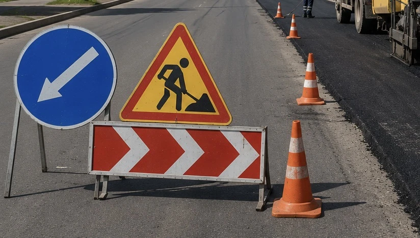 🚧  На Шатковской начался ремонт: движение будут ограничивать

🛠 В первой половине дня дорожники на