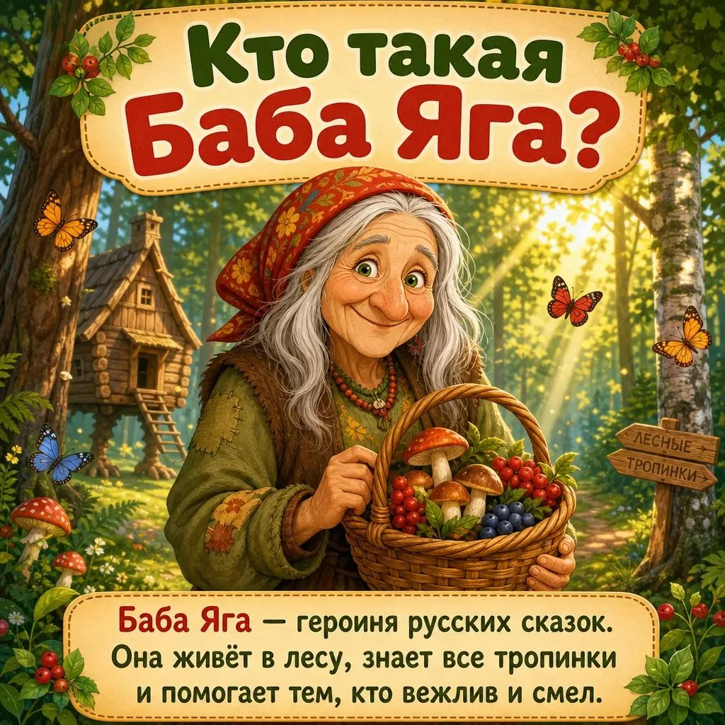 30 июня — День рождения Бабы Яги! 🎂🪄

Сегодня, 30 июня, по народному календарю отмечается день рож